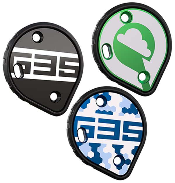 G35 sidplatta i alu. / par