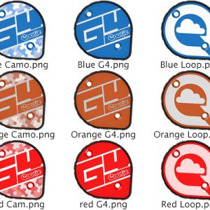 G4 sidplatta i alu. / par - Image 2