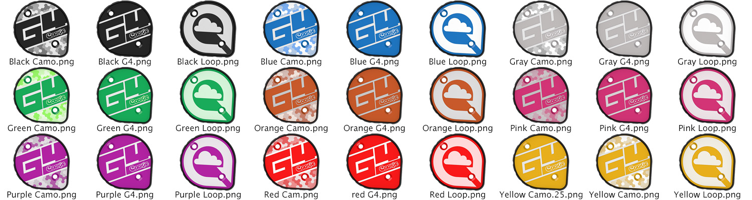 G4 sidplatta i alu. / par - Image 2